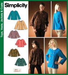 4082 Simplicity RETRO SWING BUTTON JACKETS LENGTHS PATTERN 6-14 or 14-22 choice uncut